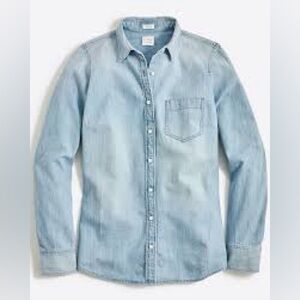 J. Crew Light Blue Denim Shirt